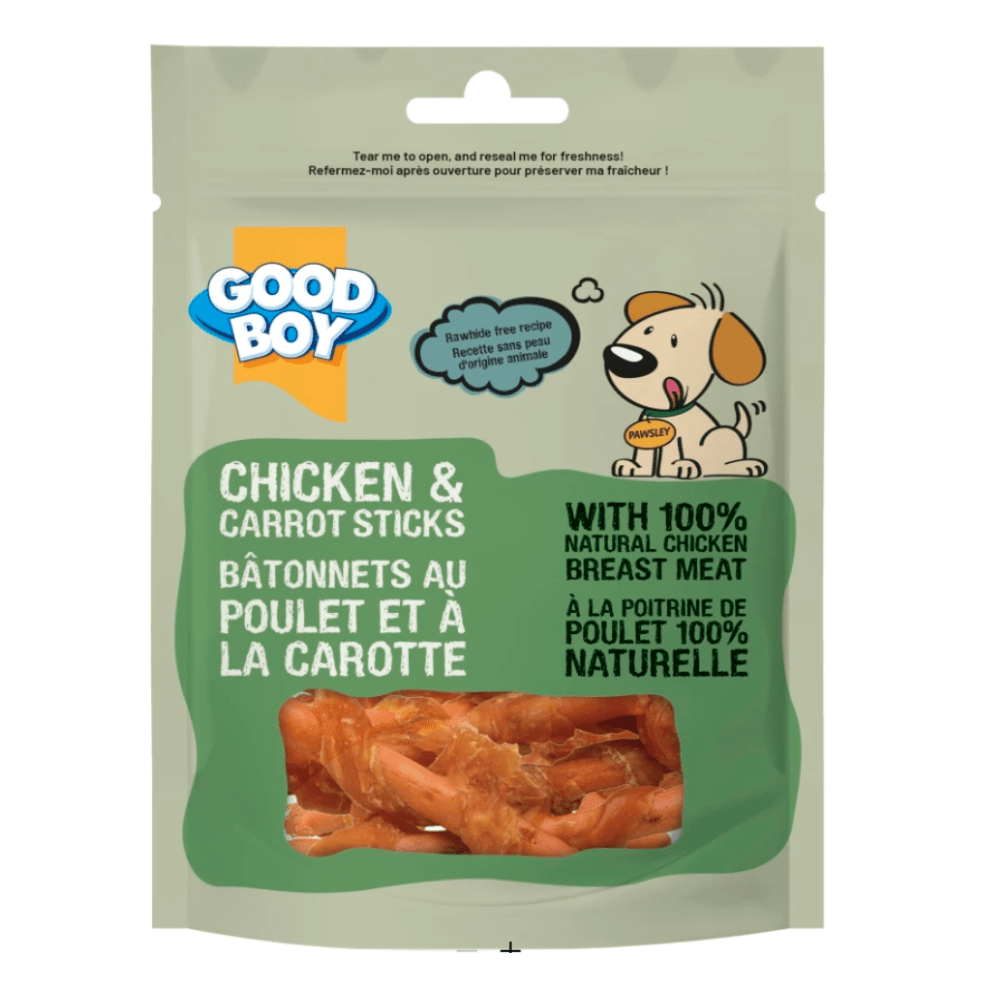 Goodboy - Kipsticks met wortel - kauwsnack voor honden - 90gr