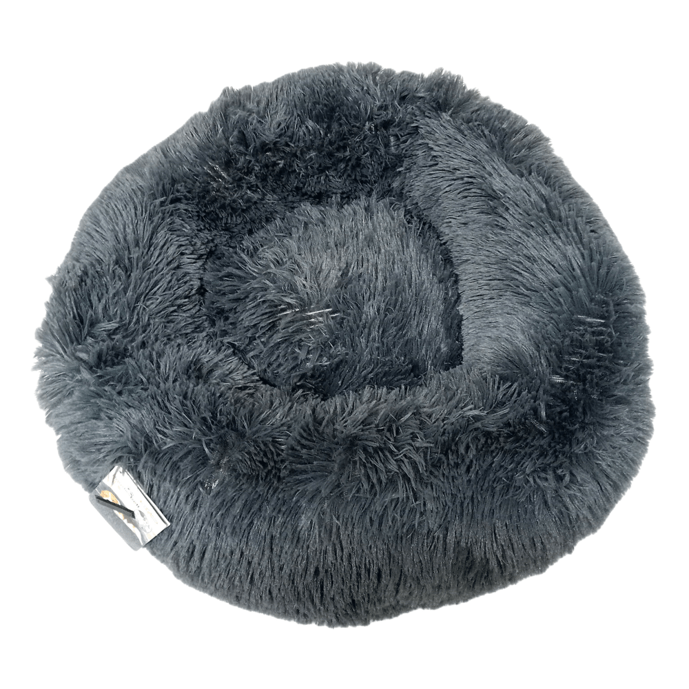 HSP – Flauschiges Hunde- und Katzenkissen – Dunkelgrau – 50 cm