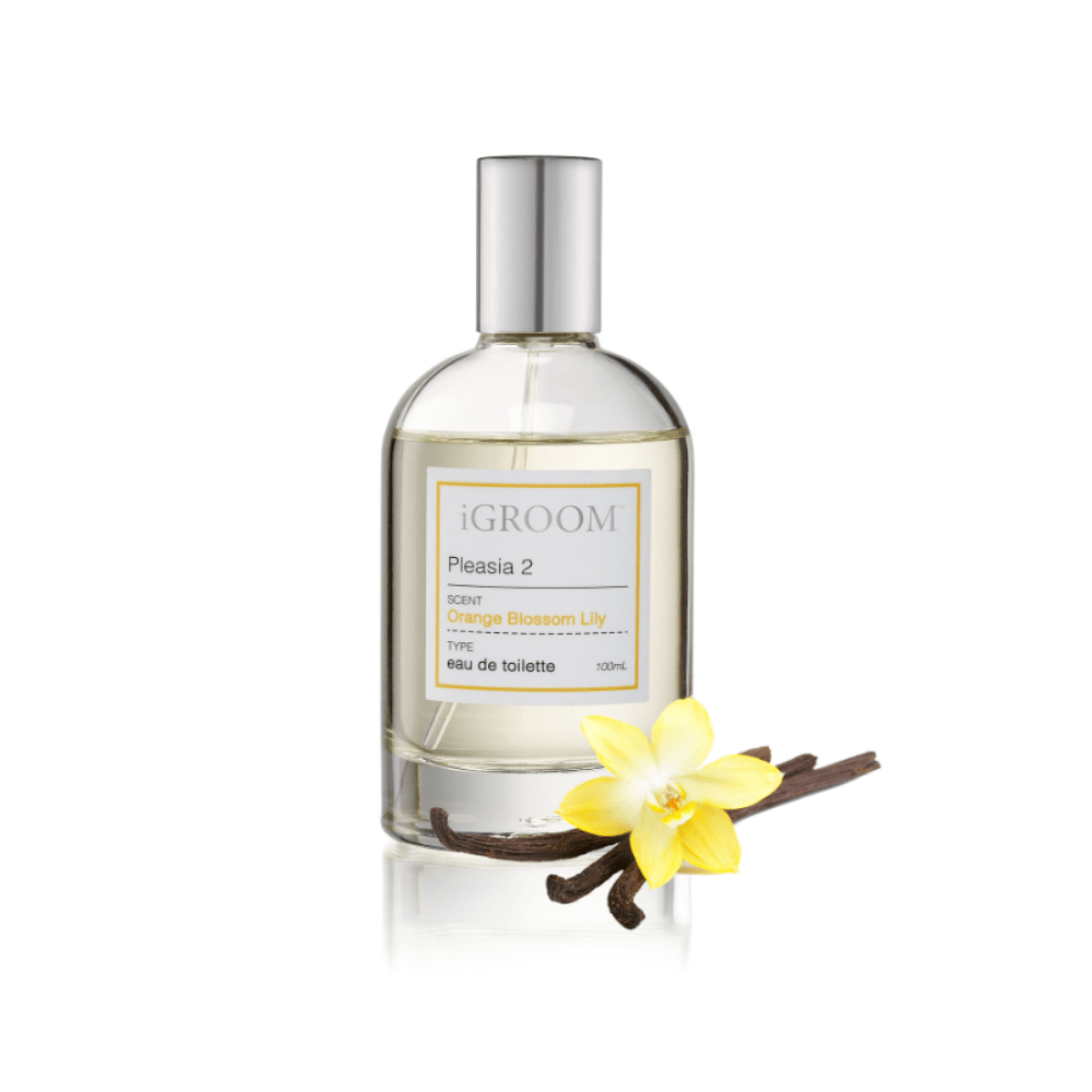 iGroom - Parfum - Pleasia 2 - Vanille & sinaasappel - Hond & Kat - 100ml
