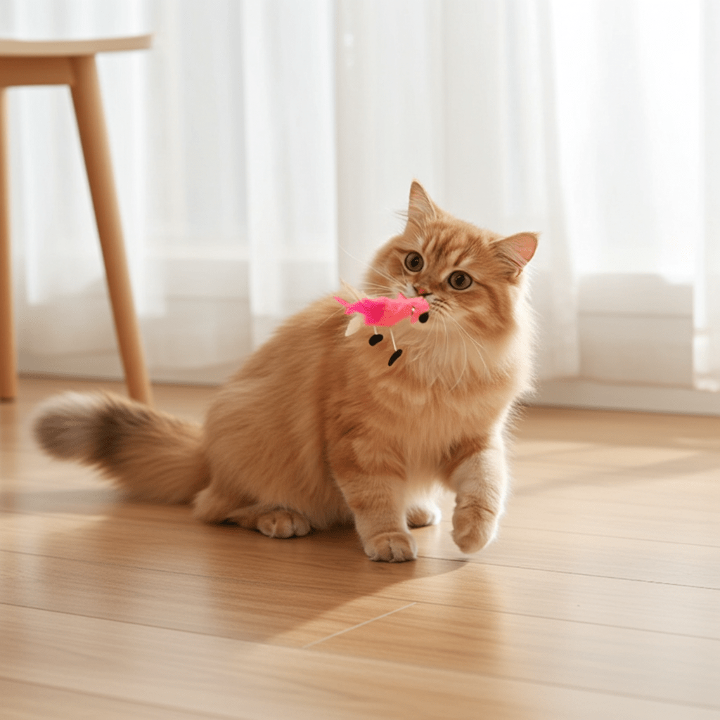 Kong - Active - Speelhengel - Pluche Vogel & Catnip - Roze - Diergigant