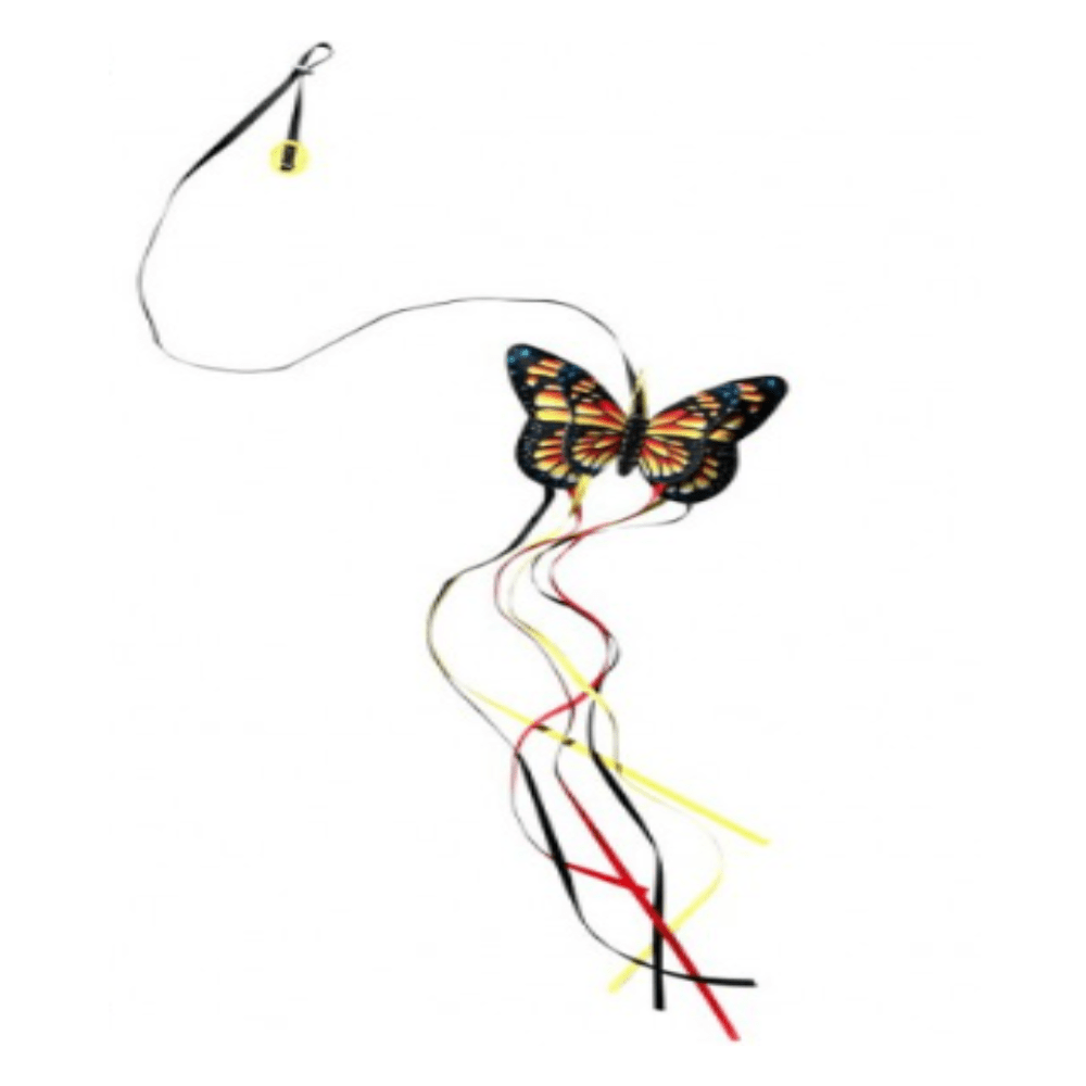 Kong - Butterfly Teaser - Interaktivt Kattelegetøj - Blå - 100 cm