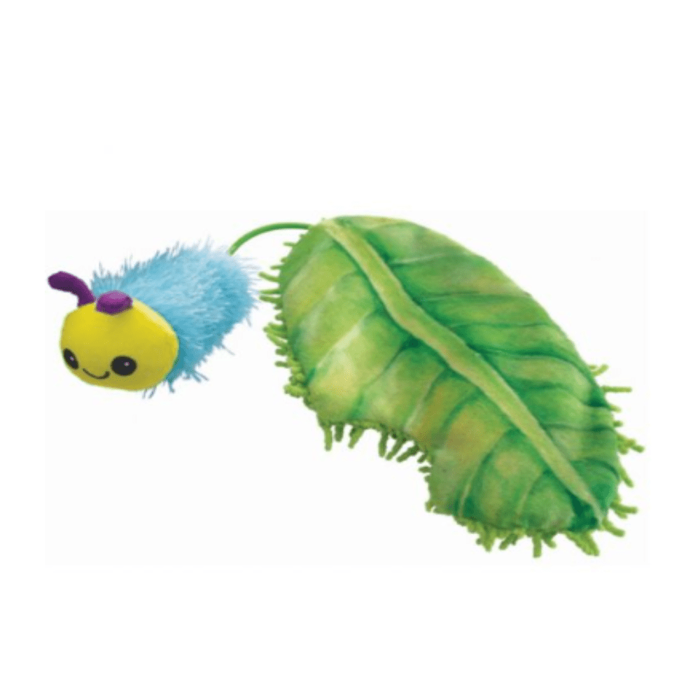 Kong - Flingaroo - Larve - Interaktivt Kattelegetøj - Katteurt - 25cm