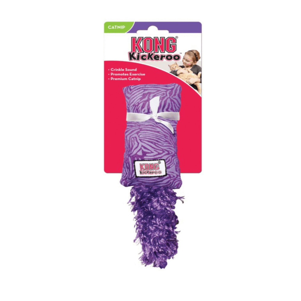 Kong - Kickeroo - Til killinger - Blødt legetøj med catnip - 23cm