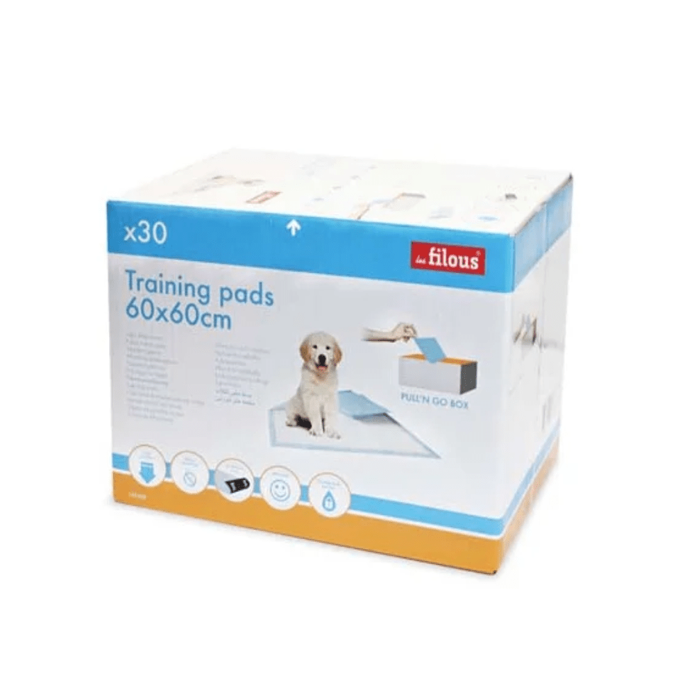 Les Filous – træningsunderlag – superabsorberende – 60x60 cm – 30 stk.