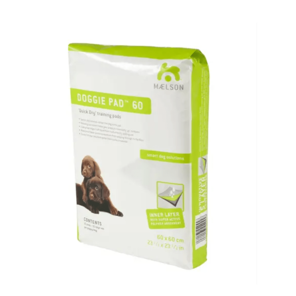 Maelson Doggie - Coussinets de dressage 60x60cm - Parfum herbe - Très absorbant - 10 pièces