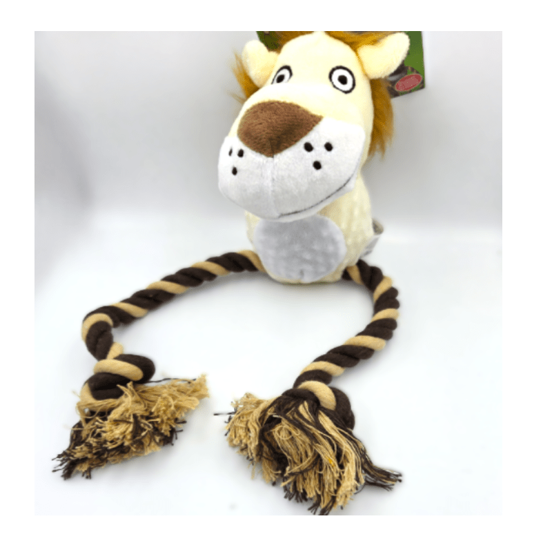 Maxx Pro - Dog Toy - Plush, Ball & Tug Rope - Durable - 35cm