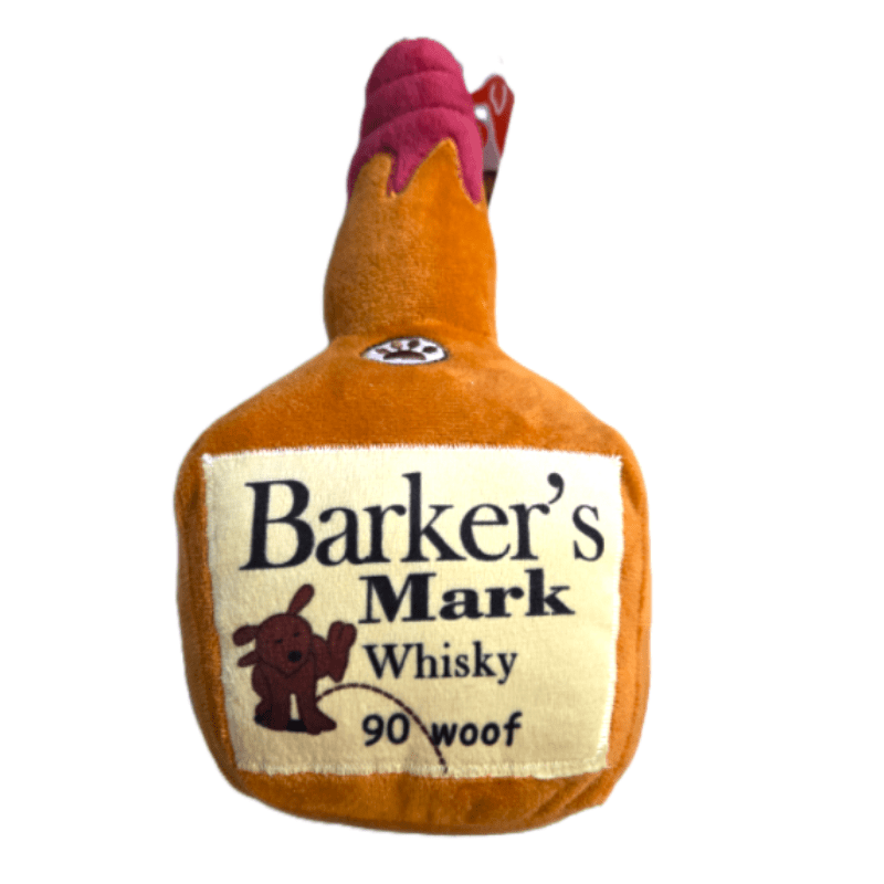 MaxxPro - Hondenspeeltje - Barkers Mark whisky - stevig & uniek - 24cm