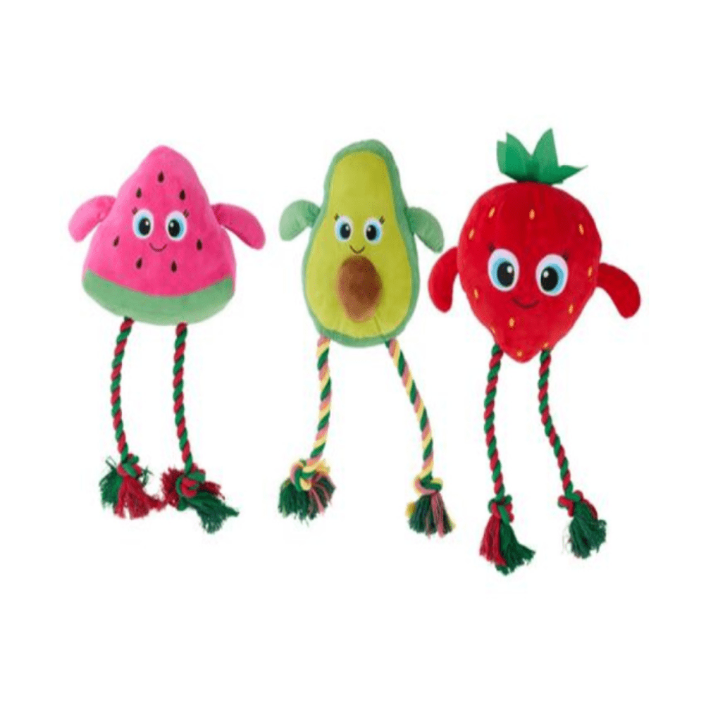 MaxxPro - Fruity Plush - Dog Toy - Avocado - 42cm