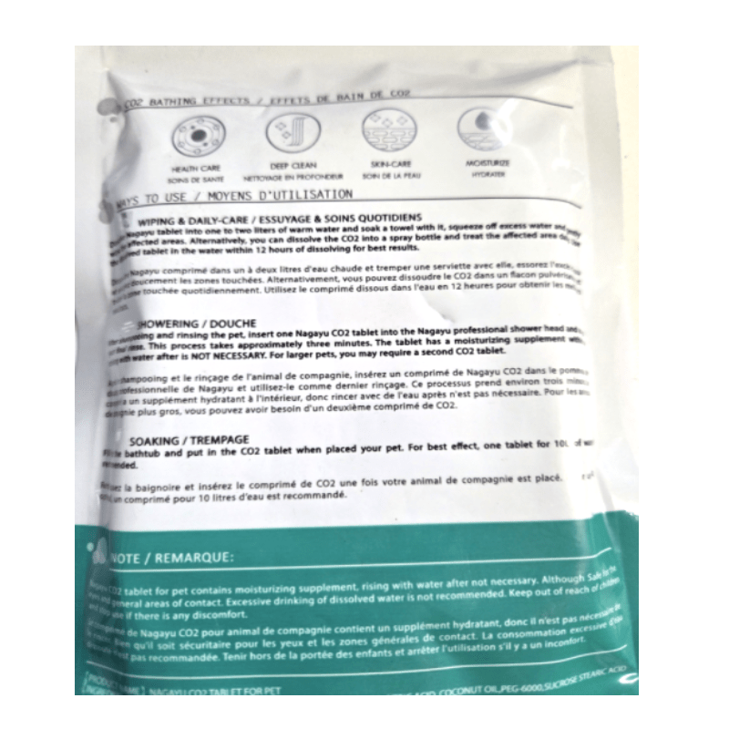 Nagayu - CO2 Spa Tablets with Coconut Oil - Skin & Coat Care