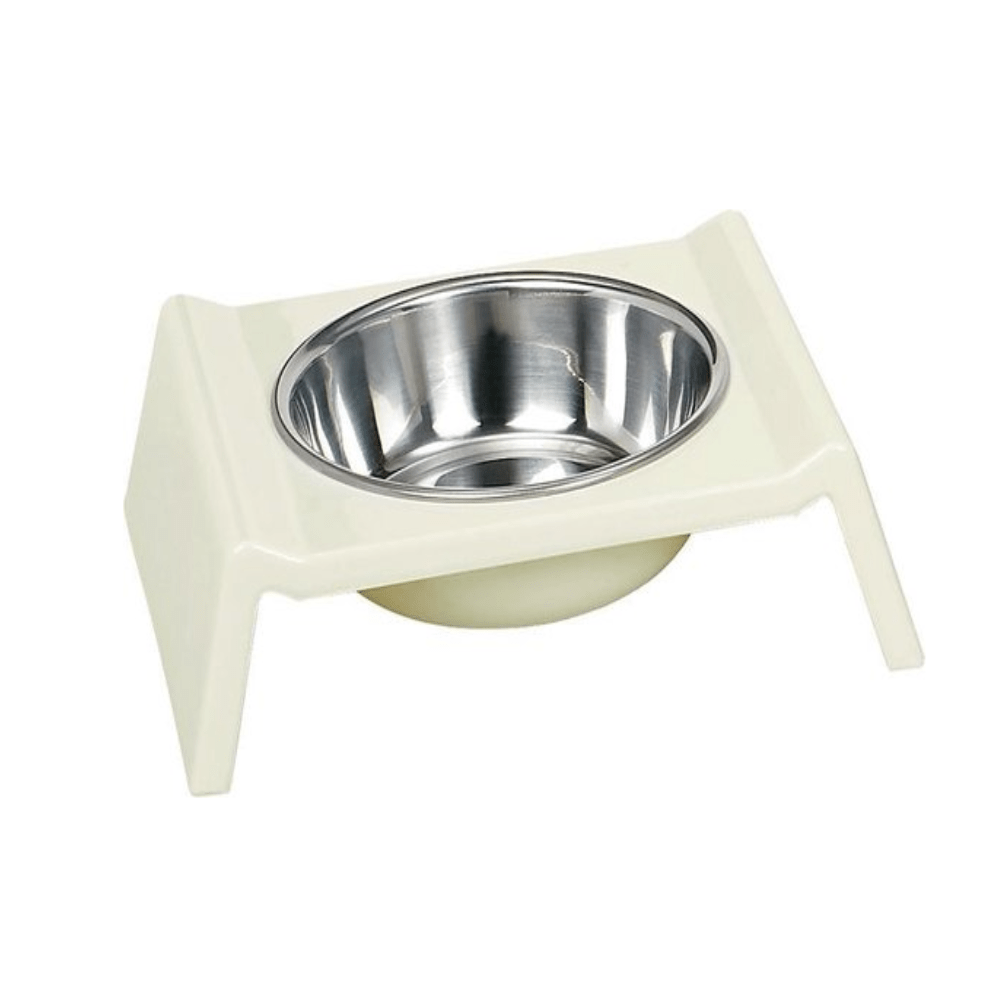 Nobby - Luxe Feeding & Drinking Bowl - Cream - Scratch Resistant and Dishwasher Safe - 160 ml