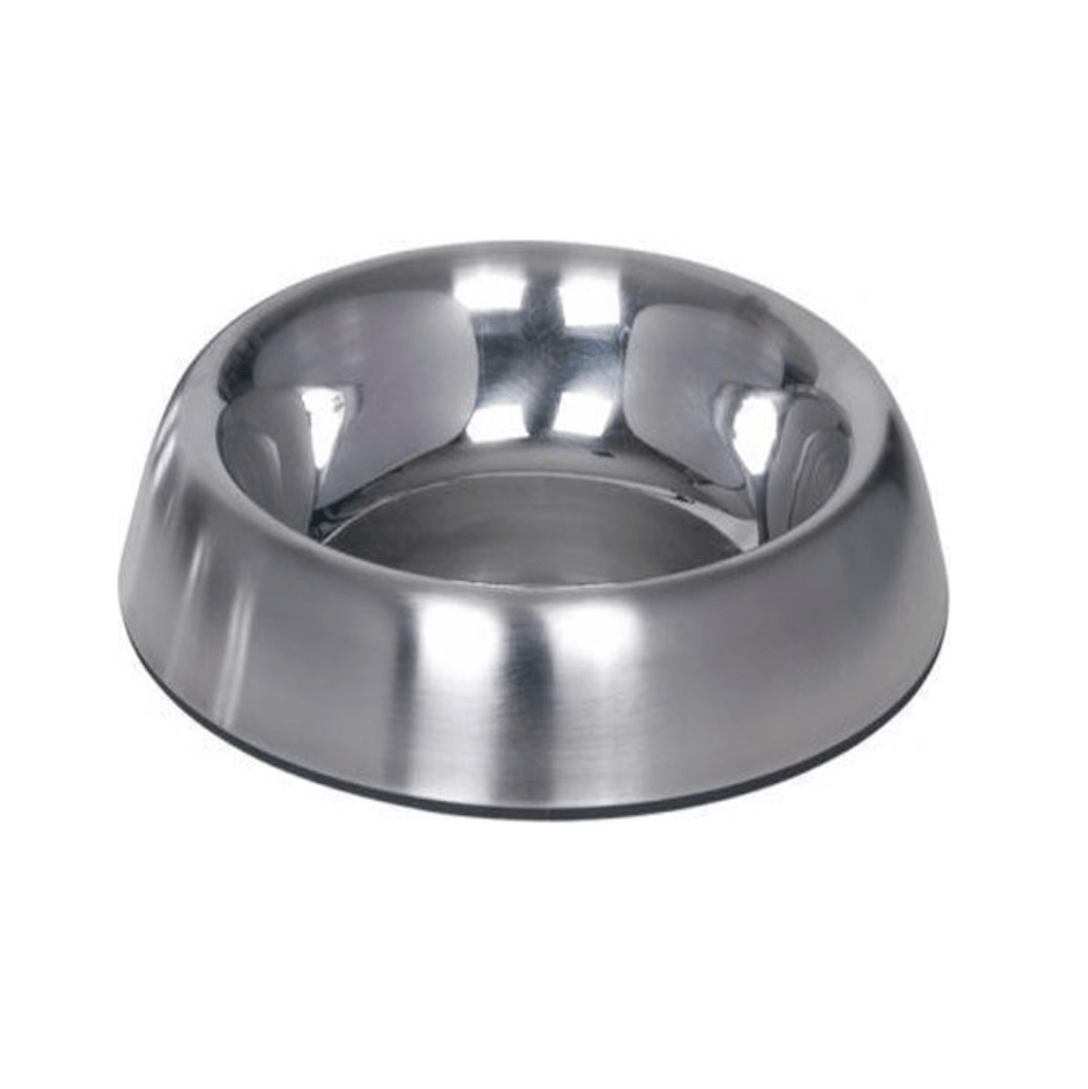 Nobby - Satin feeding bowl stainless steel - Non-slip and sturdy - 480ml