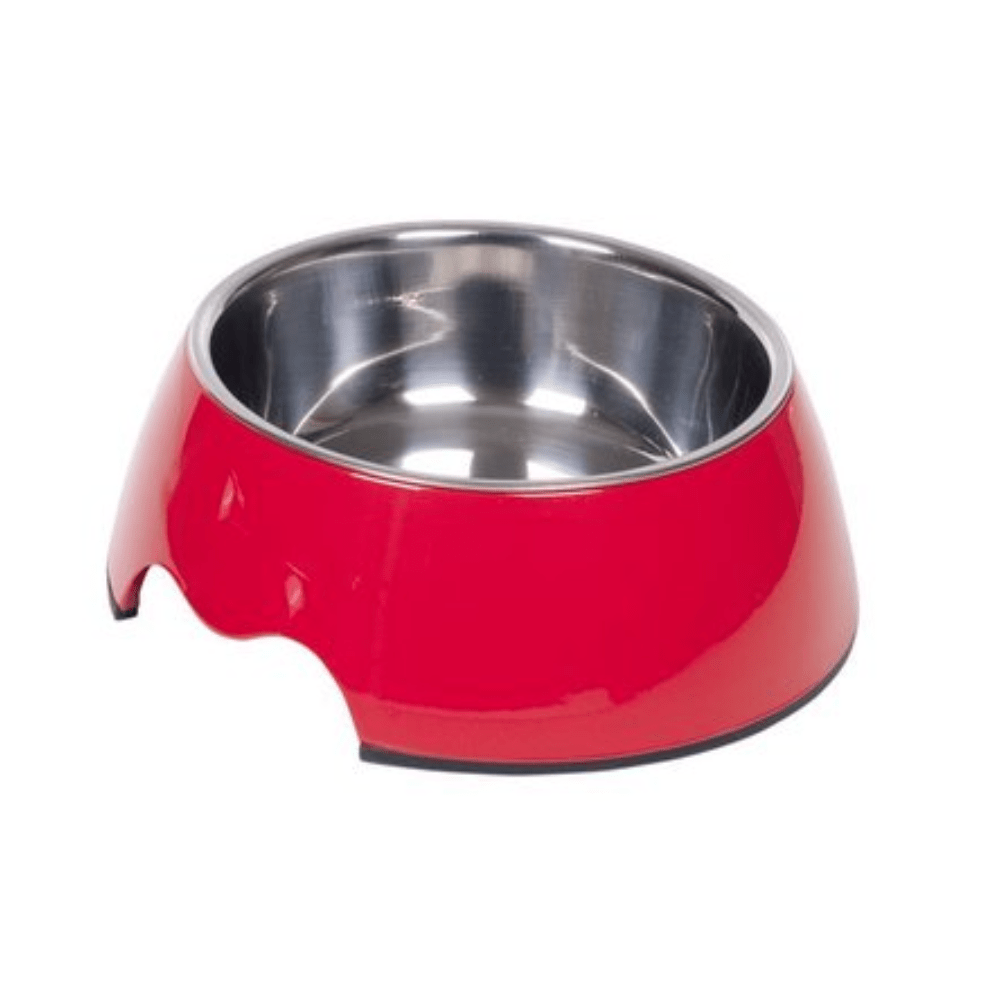 Nobby - Stylish Dog Bowl - Red - Scratch Resistant & Durable - 350ml