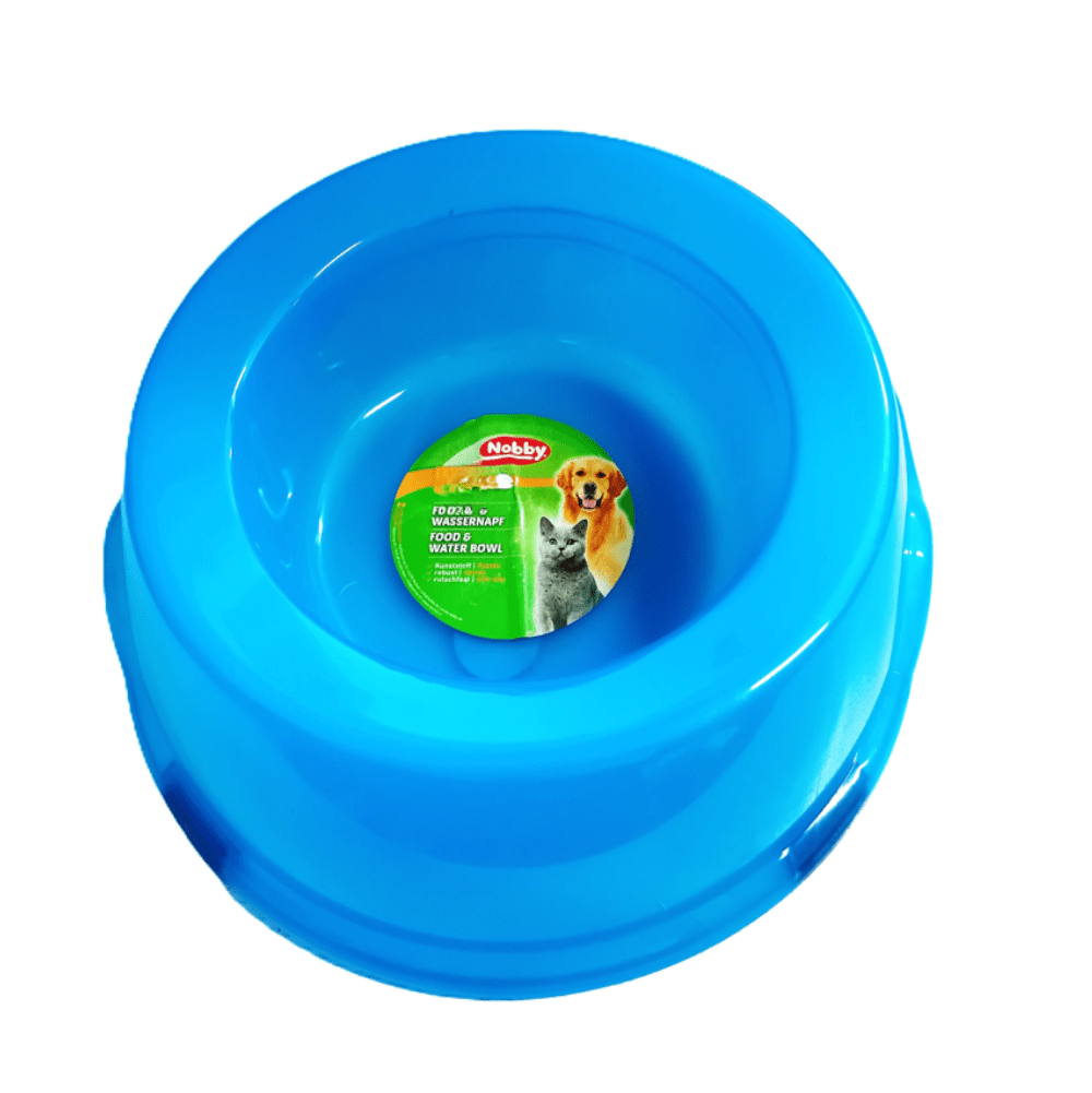 Nobby - Transparent Feeding and Drinking Bowl - robust & non-slip - for dog & cat - 1000ml