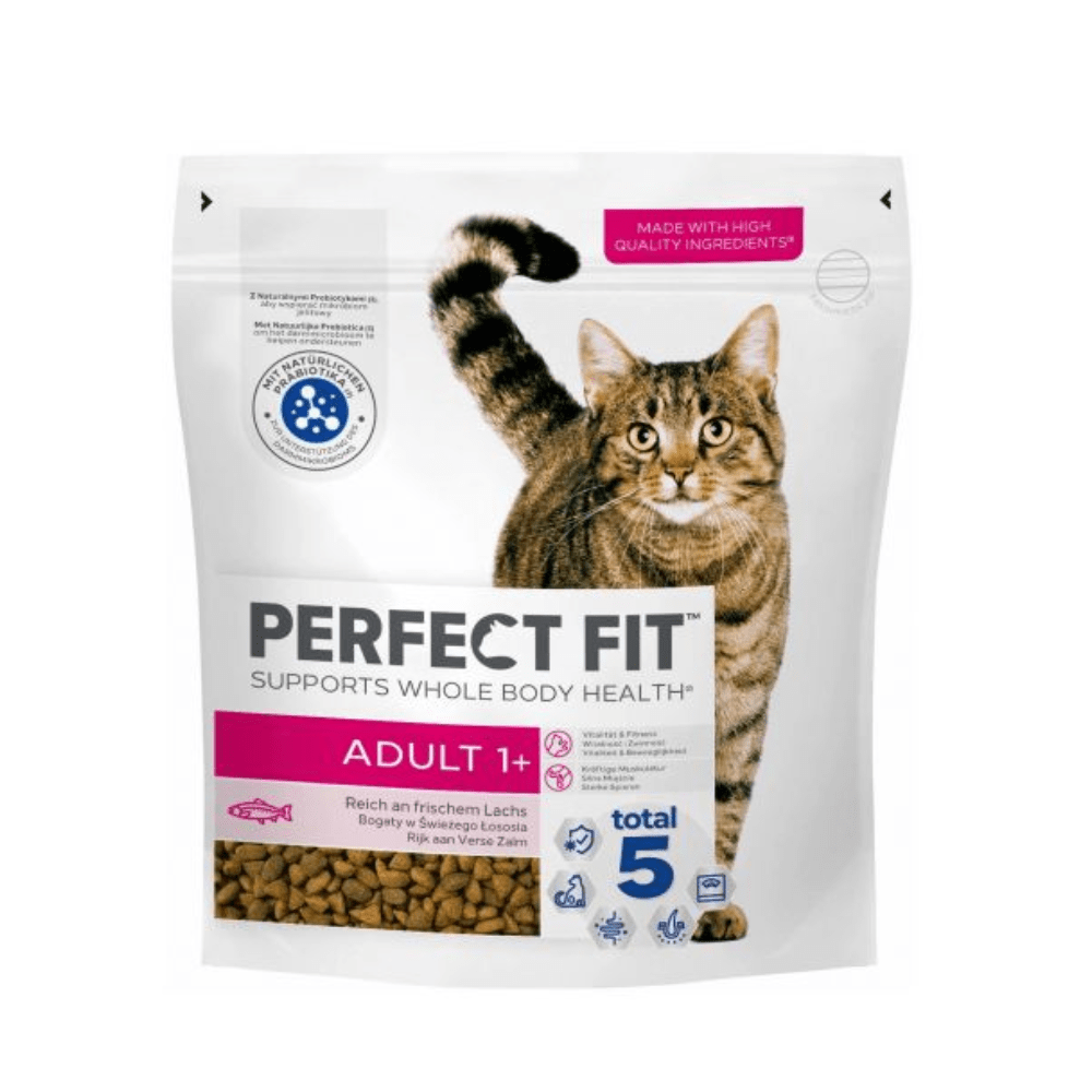 Perfect Fit - Adult Cat Food - Salmon - Vitality & Health - 750 grams