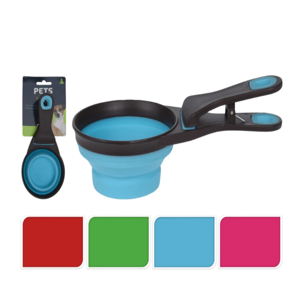 Pets - Handy Food Scoop with Closure – Compact and Practical - 118ml