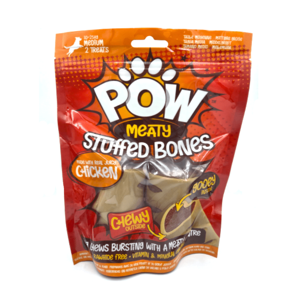 Pow Meaty - Duo Bones - Kylling & And Hundesnack - 120gr