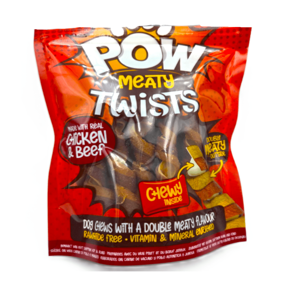 Pow Meaty - Duo Bones - Kylling & And Hundesnack - 120gr