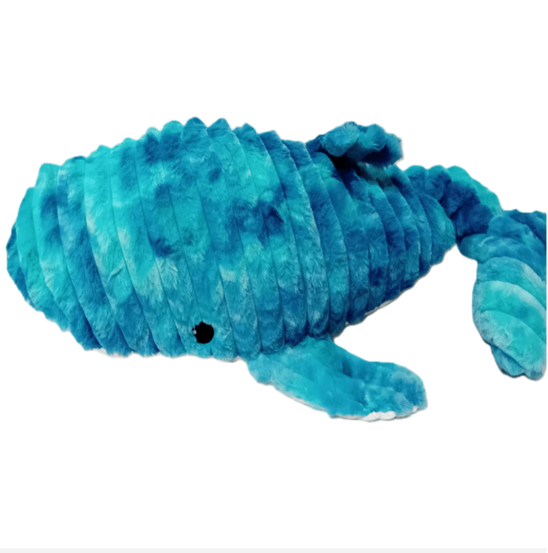 Quapas! - XXL Hondenknuffel Walvis - Pluche Speelgoed - 91 cm