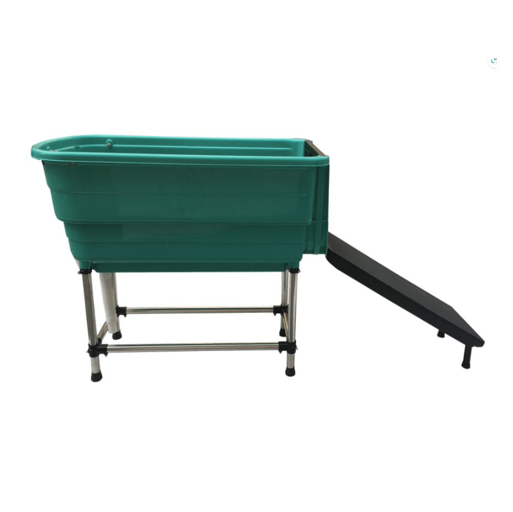 Show Tech - Handtub mit Neigung - Grün/blau - L - 124x59x90cm