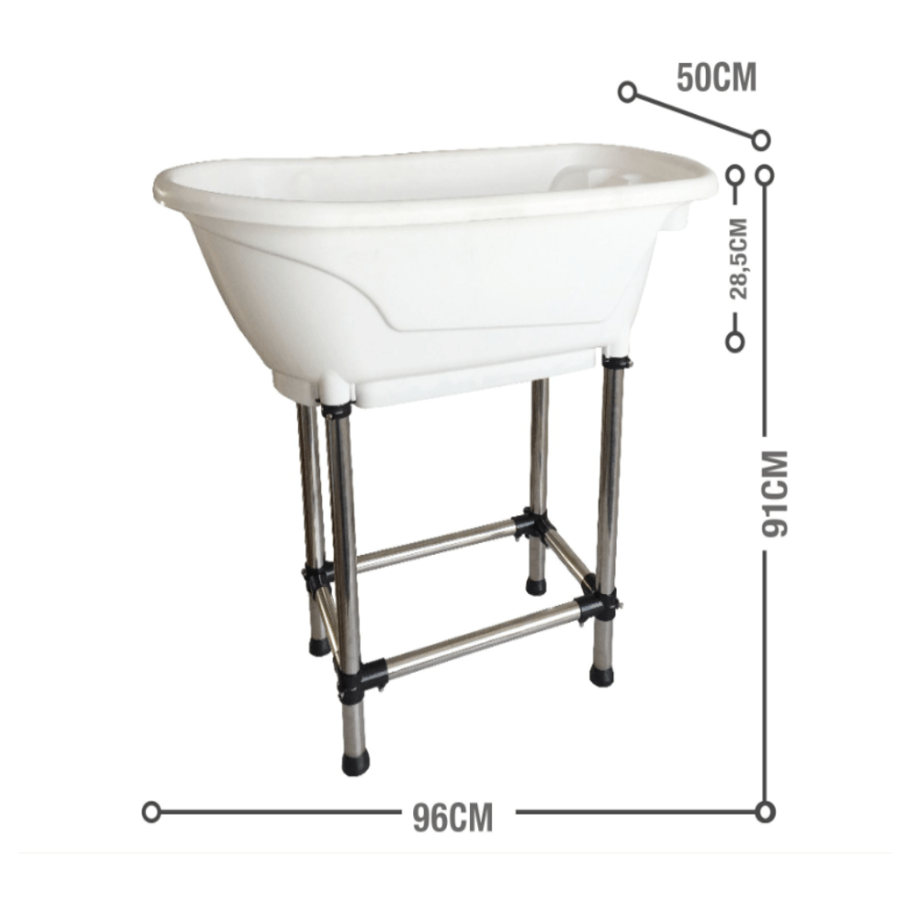 Show Tech - Handy Tub - Weiß - M - 96x50x91cm - Weiß