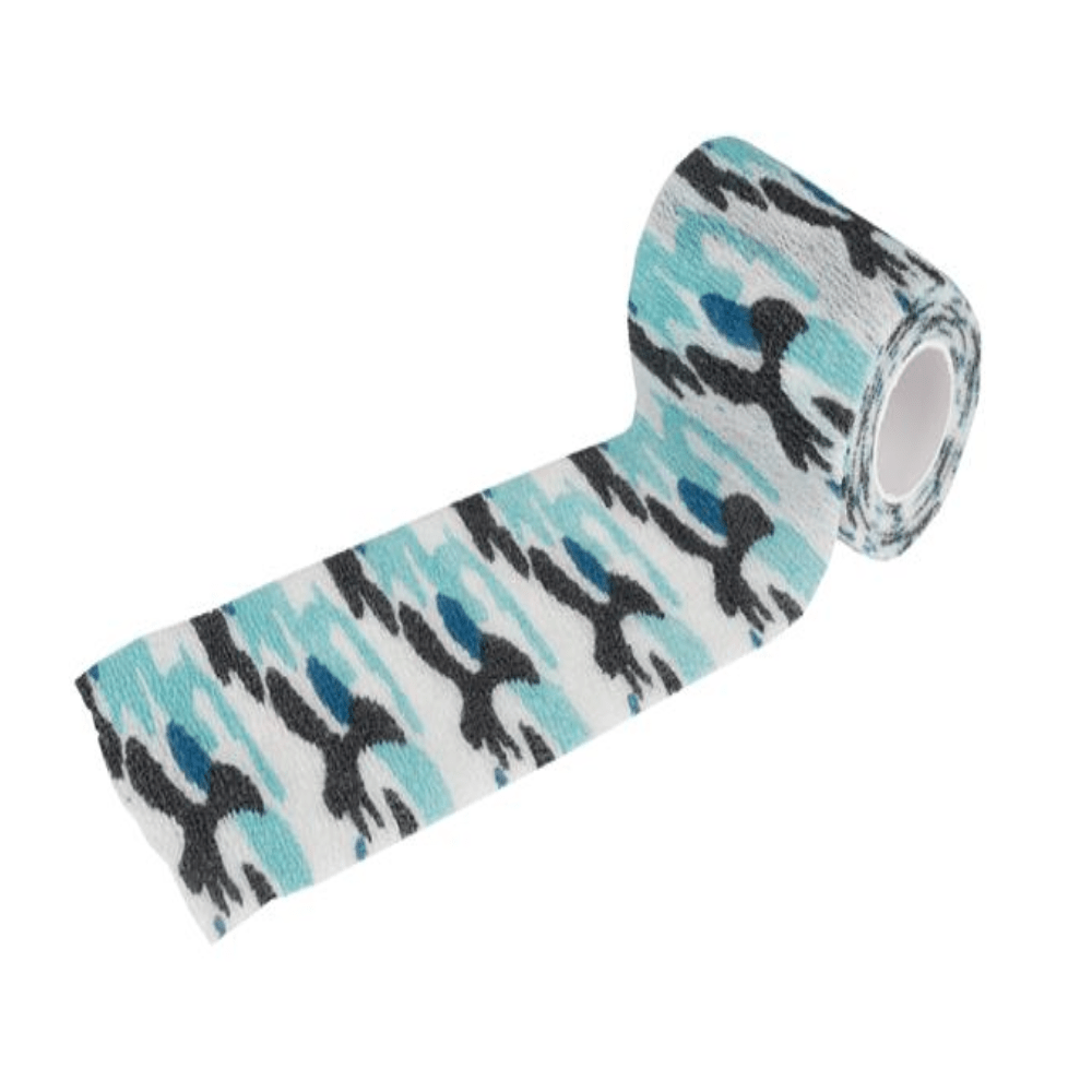 Show Tech - Zelfklevende Bandage - Blauw Camouflage 🐾 Voor Optimale Bescherming! - Diergigant