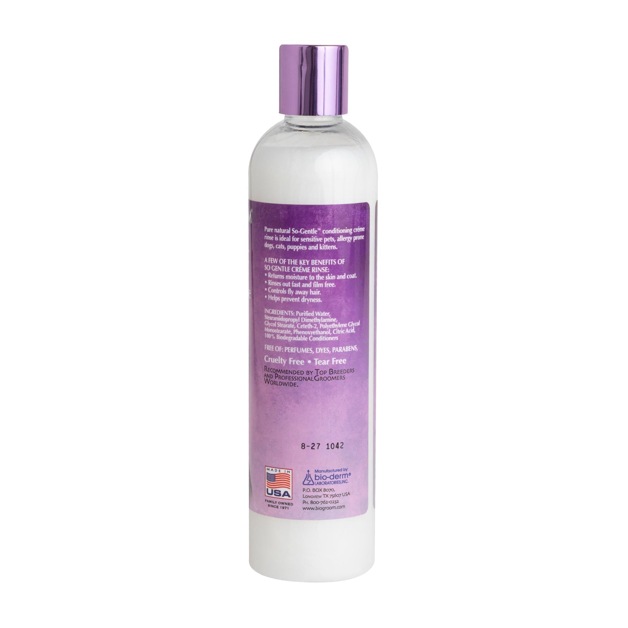 Bio Groom - So-Gentle Conditioner - for Sensitive Pets