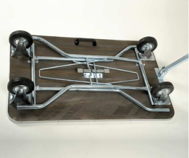 Stevige en functionele opvouwbare trimtafel met wielen - Diergigant