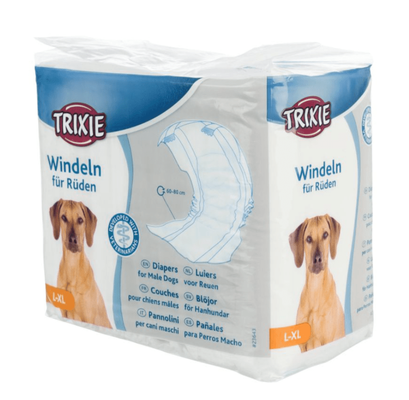 Trixie - Diapers for Male Dogs - Hygiene & Comfort - 46-60cm - M - L