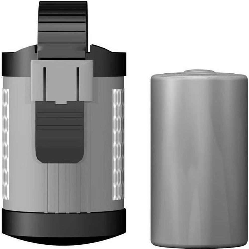 Porte-sacs à déjections - 8 en 1 - Gris élégant avec fixation pratique par sangle