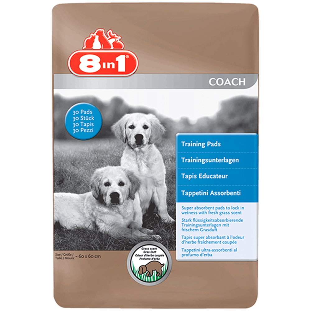 Tapis d'entraînement pour chiots 60x60 cm - Odeur d'herbe pour un entraînement efficace