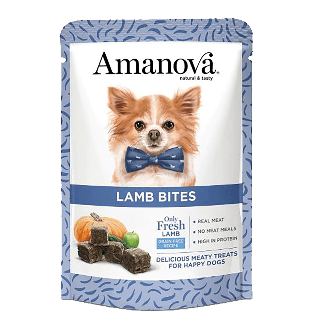 Amanova Lamb Bites: Proteïnerijke- & Gezonde 100% Natuurlijke Snacks - Diergigant