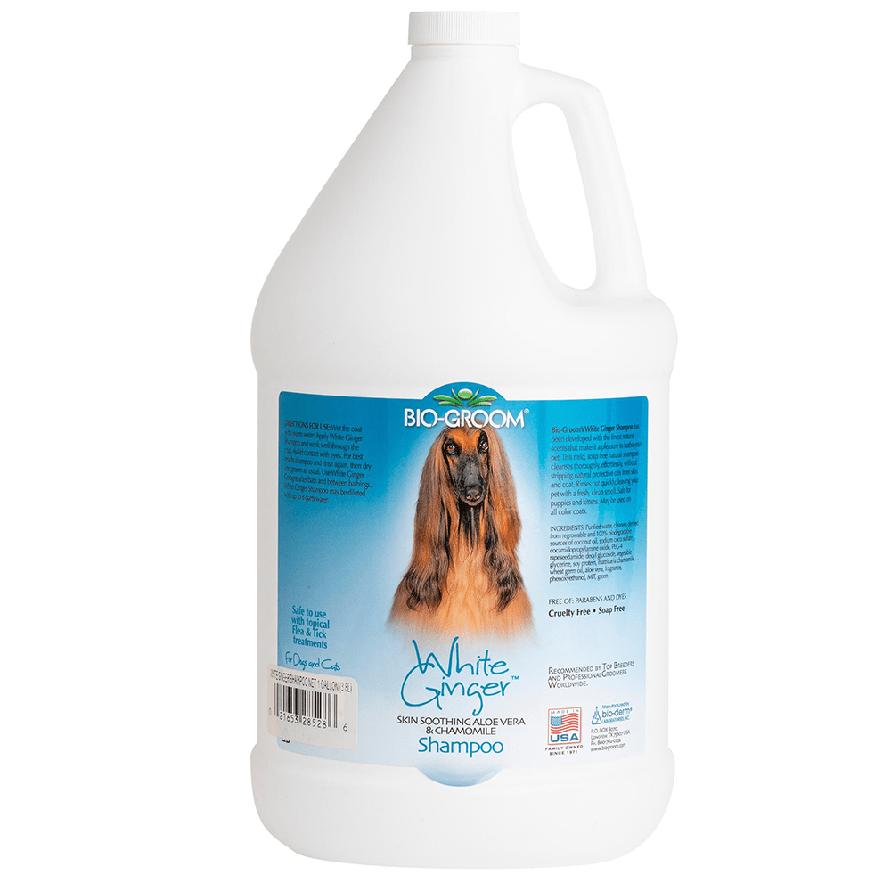 Bio Groom White Ginger Skin Soothing Aloe Vera & Chamomile Shampoo - Diergigant