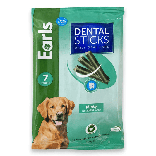 Earls Dental Sticks Minty 7 stuks - Diergigant