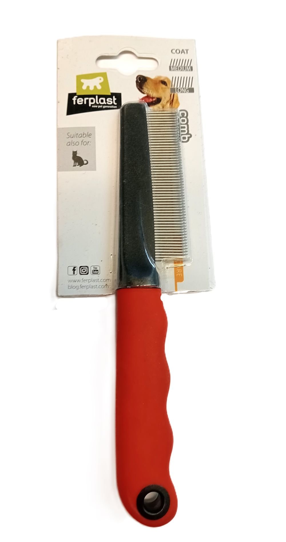 Ferplast Peigne Chromé 20cm