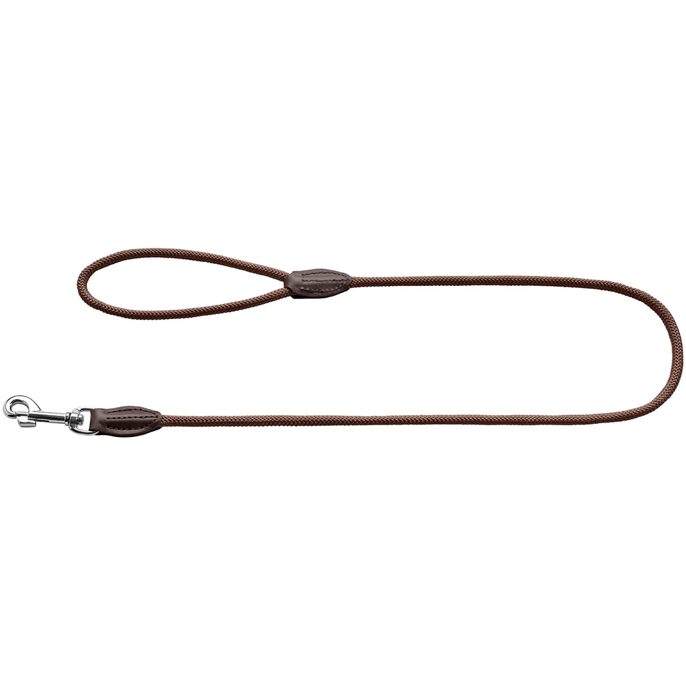 Hunter - Laisse boucle freestyle – Confort & Durabilité - Marron - 110cm