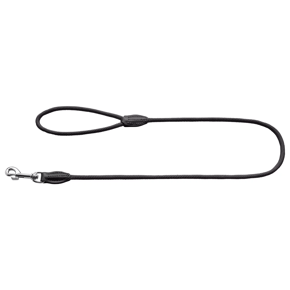 Hunter - Laisse de course freestyle - Noir - 10 mm x 180 cm