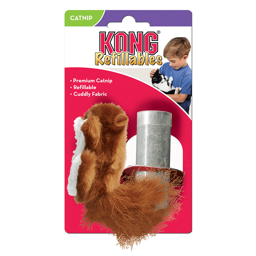 Kong - Egern Med Frisk Katteurt (genopfyldelig)