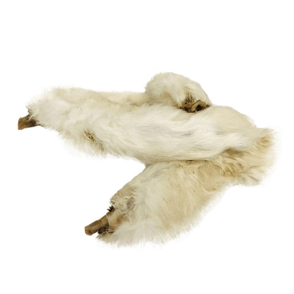 Chikko Quality - Rabbit Feet with Fur - 225 grams
