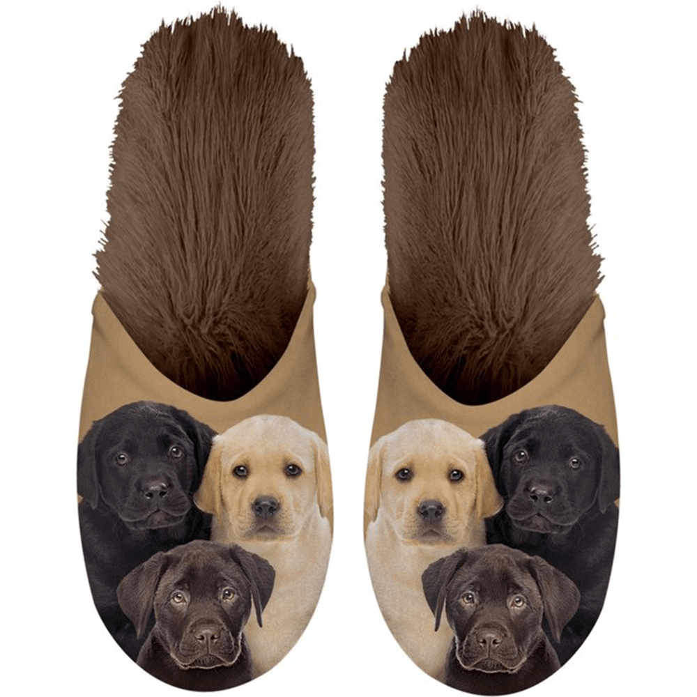 Chocolate best sale lab slippers