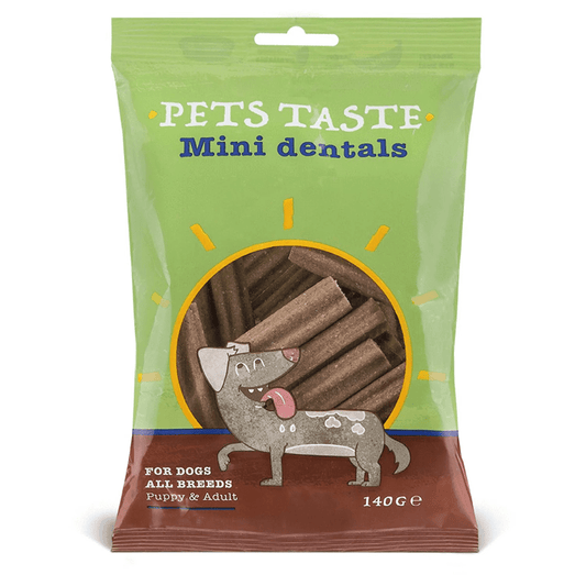 Pets Taste Mini Dentals 140 gram - Diergigant