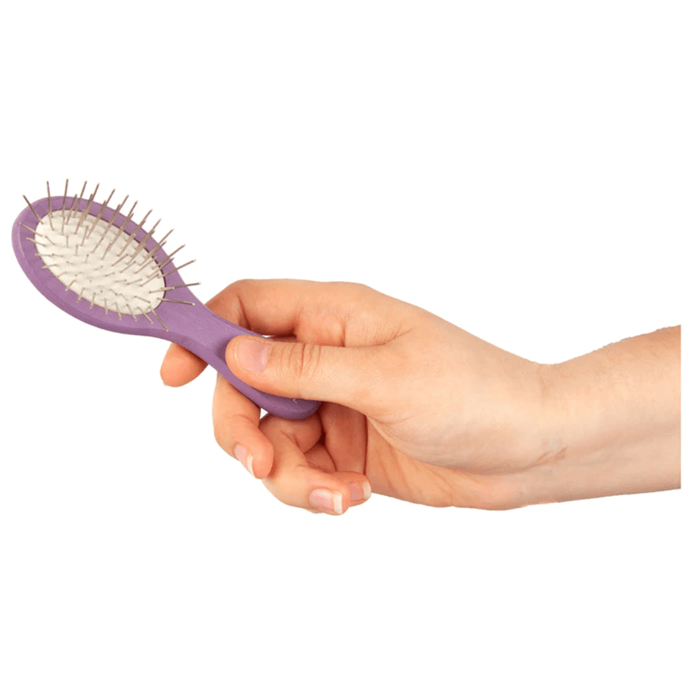Show Tech Mini Houten Pinnenborstel 12 cm Meerdere Kleuren - Diergigant