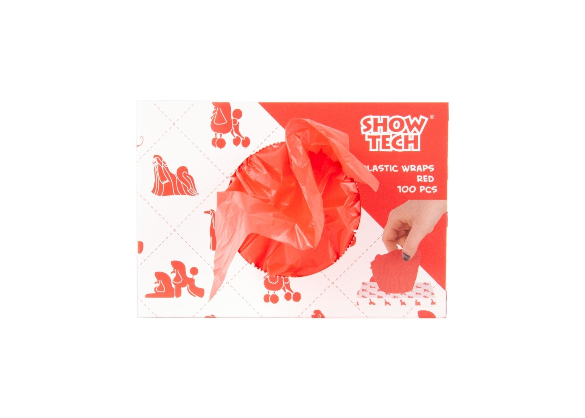 Show Tech Plastiek Papillotten (15x30cm) - 100 stuks Wraps - Diergigant