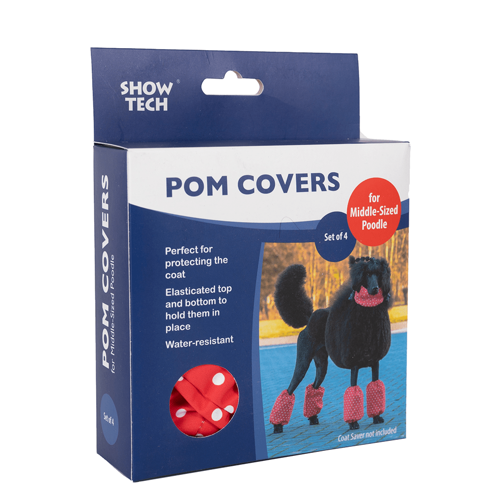 Show Tech - Pom Covers Polka Dots - Middelgrote Poedel