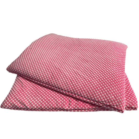 Soft Kussen Roze met Vierkantjes - Diergigant