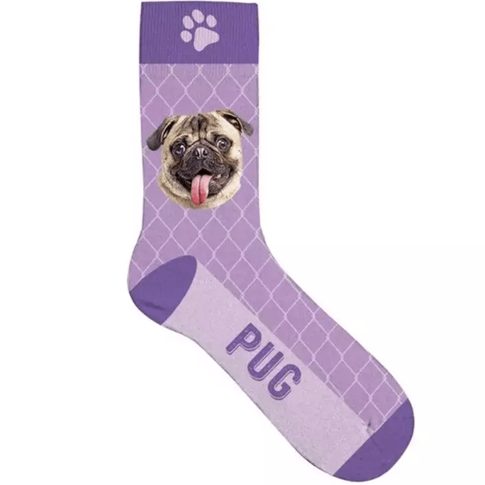 Pug sales dog socks