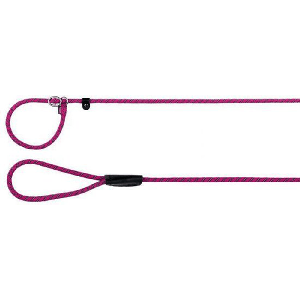 Trixie Sporty Sliplijn - Reflekterende & Sikker - Fuchsia - 170cm