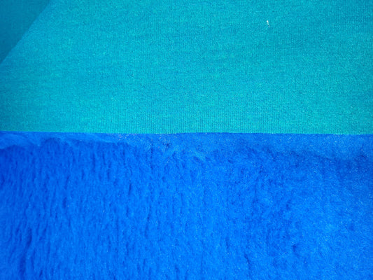 Vetbed Donker Blauw met Groene Rug 100 x 150cm - Diergigant