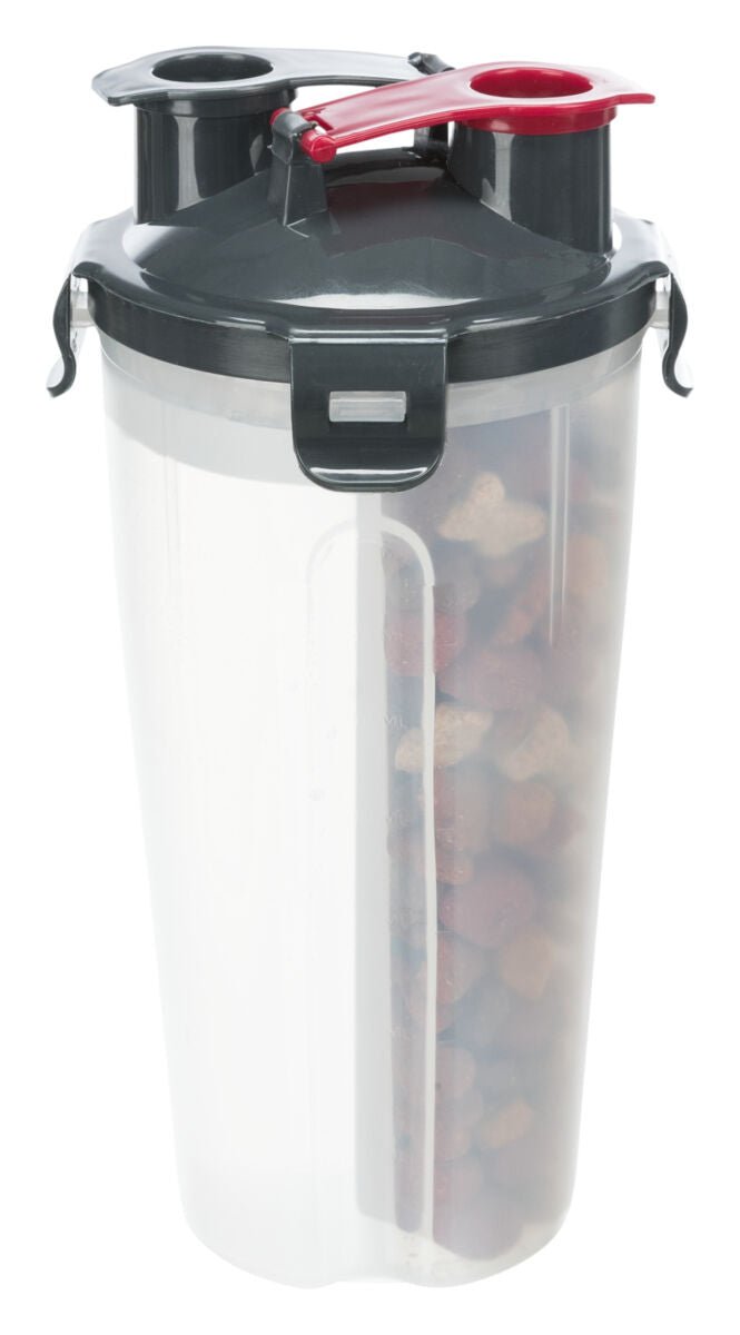 Trixie - Water Bottle / Feeding Bottle Including Travel Bowl Plastic / Silicone