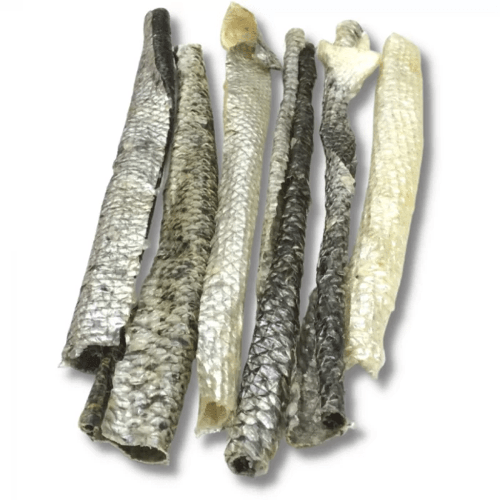 Chikko Quality - Gedroogde Zalmhuid - Natuurlijke Snack - 200gr